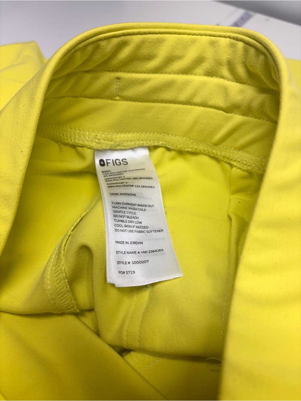 Figs High Waisted Yolo Citrine Pants XXL - Picture 11 of 12